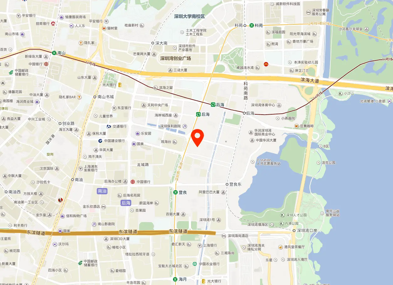 恒裕后海金融中心(恒裕深圳湾)地图位置